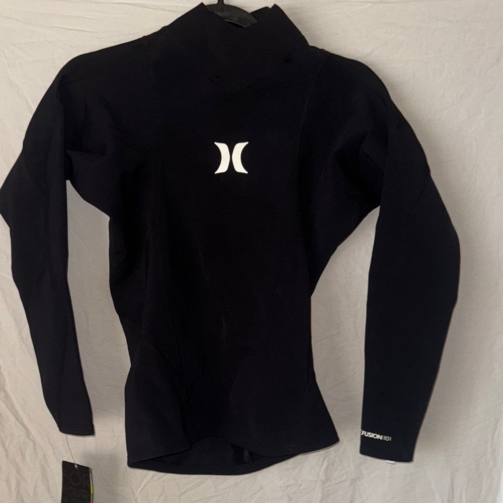 Hurley Black Wetsuit with White Logo